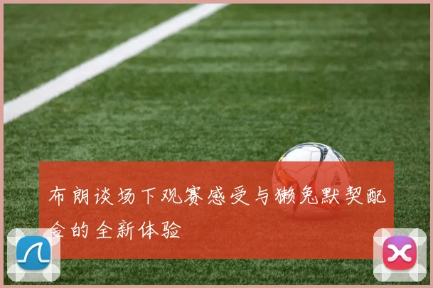 布朗谈场下观赛感受与獭兔默契配合的全新体验